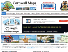 Tablet Screenshot of mapofcornwall.co.uk